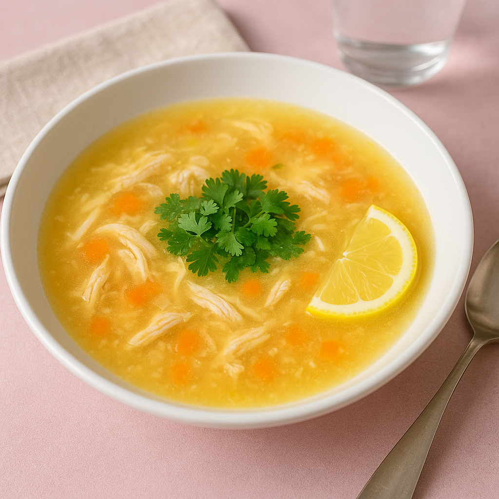 Чихиртма из курицы (грузинский суп без муки и молочных)